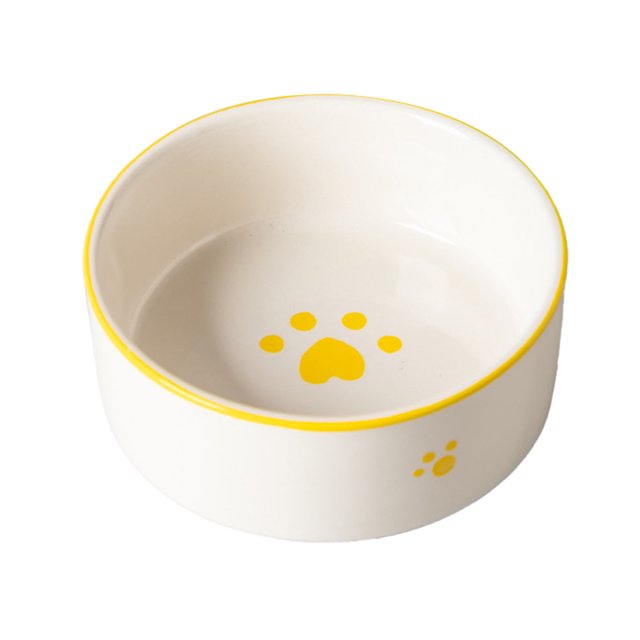 Ceramics Raised Small Dog or Cat Bowls Pet Food Bowl