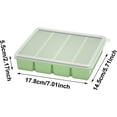 thumbnail image 5 of Silicone Freezer Trays with Lids - Soup Container Style Ice Cube Trays for Freezer, Leakproof & Dishwasher & Stackable, Ideal for Frozen Broth Leftovers Meal Prep, 5 of 6