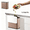 Brown, variant on 1.3 Gallon Under Sink Trash Can Kitchen, Countertop Compost Bin with Removable Inner Bucket for Bathroom, RV, Office, Silver