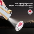 thumbnail image 3 of YOZWOO Electric Lighter Creative Double arc Windproof Lighter with Projection, arc Lighter Plasma Lighter Rechargeable USB Lighter with LED Battery Indicator (Silver), 3 of 7