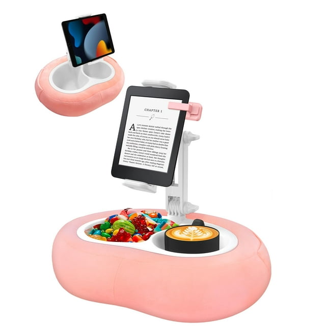Soporte de almohada para tabletas Miledi compatible con Kindle 5-12.9 Pink