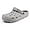 Grey, variant on Men's Summer Clog Shoes Classic Mules for Outdoor Breathable Slip-On Sandals Beach & Pool Comfort Garden Footwear