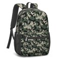 thumbnail image 4 of 17 Inch Lightweight Backpack,PVC Waterproof Oxford Fabric, Ergonomically Designed, with Large Capacity, Camouflage Print, 4 of 5