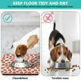 thumbnail image 4 of Dog Food Mat 16x24 Inch Pet Feeding Mat with Cute Red Berry Pattern, Waterproof, Absorbent, Non-Slip, Quick Dry, Washable for Dogs and Cats Feeding Bowls, 4 of 7