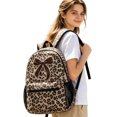 thumbnail image 4 of Cute Print Backpack for School, Lightweight Student Bookbag with Padded Straps, 4 of 4