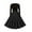 Black, variant on 1940s Style Dresses for Women A Line Swing Dress Long Sleeve Round Neck Retro Rockabilly Cocktail Dress Work Dress Tea Dress
