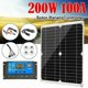 thumbnail image 1 of Cargador y mantenedor de batería solar de 12 V, celdas solares de grado A+ de primera calidad para una carga de alto rendimiento, incluye controlador de 10 A a 50 A + pinzas de cocodrilo para un uso, 1 of 1