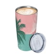 thumbnail image 2 of JRXY 20oz Car Straw Cup (with Straw) Palm Leaves with Lush Branches and Leaves, Tropical Jungle Palm Leaves with Charming Colors 20oz, 2 of 7