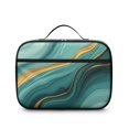 thumbnail image 2 of Green and Gold Marble Pattern Insulated Lunch Bag Teens,Bento School Lunch Bag for Teens for Work,Picnic or Travel 10.6x7.7x4.3 Inches,12 Can Capacity, 2 of 6