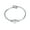 C, variant on Necklace for Women 26 Letters Stainless Steel Wire Bracelet Heart-Shaped Bracelet