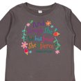 thumbnail image 4 of Inktastic 4th Birthday She is Fierce 4 Year Old Girl Girls Long Sleeve Toddler T-Shirt, 4 of 5