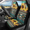 thumbnail image 2 of XYZCANDO 2 Piece Car Seat Covers for car Front Seats Front Seat Cover Washable Waterproof, Vehicle Truck Van Car Seat Covers Front Seats, Sunflowers Style, 2 of 10