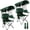 Olive Green, variant on SUNSPIRE Folding Beach Chair with Canopy Shade, Portable Outdoor Camping Chair with Cup Holder, Side Pocket, Heavy Duty Frame, 330 lb Capacity, Navy, 2 Pack