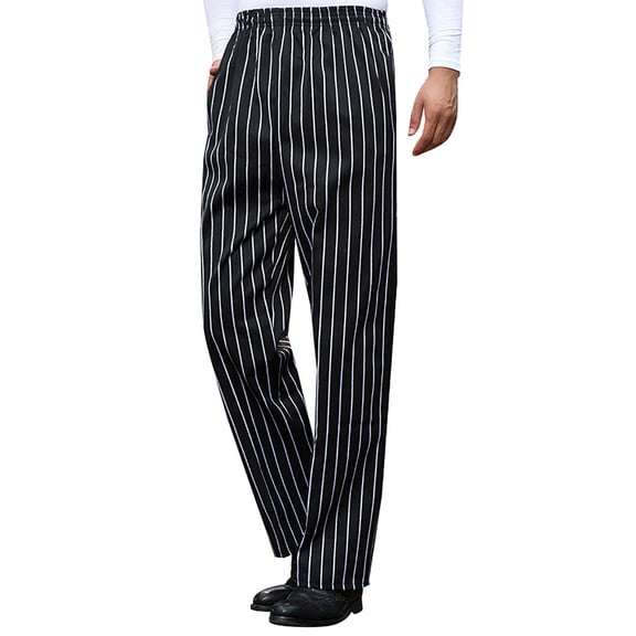 Men's Casual Pants Men's Fashion Casual Elastic Waist Slim Pants Cargo Straight A 2XL