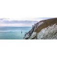thumbnail image 2 of Frank, Assaf 32x15 Black Ornate Wood Framed with Double Matting Museum Art Print Titled - Beachy Head and Lighthouse, Eastbourne, England, UK, 2 of 4