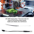 thumbnail image 4 of Varilla Calefactora De 24V Y 40W, Salida Estable, Medición De Temperatura Del Termistor Hotend De 3x8mm Para Impresora 3D Prusa I3 MK4, 4 of 7