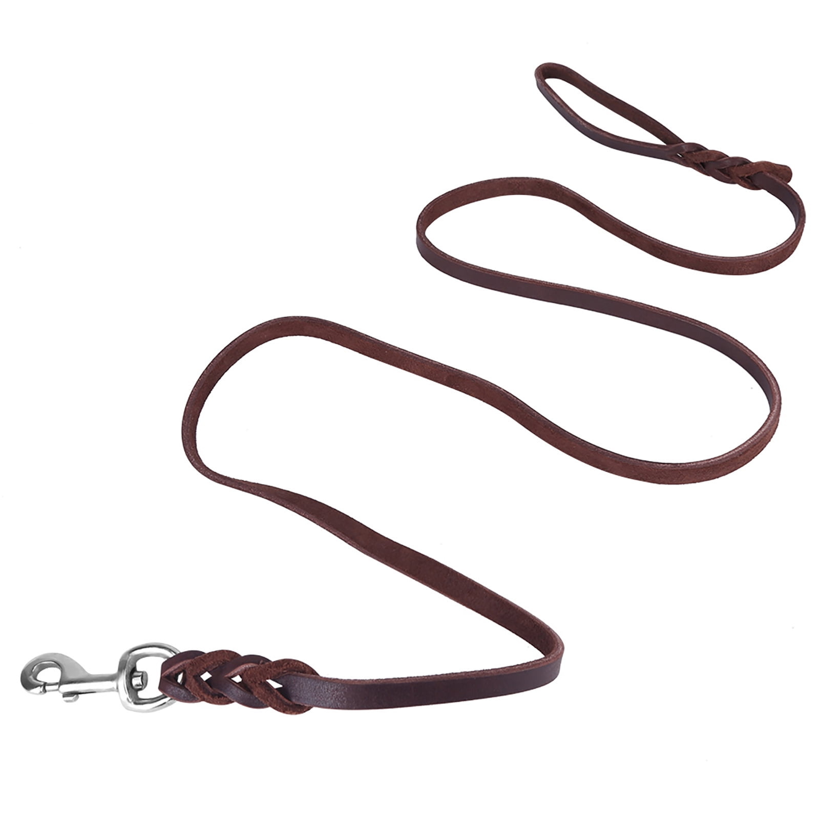 Dog Leather Leash, Dog Training Leash, Dark Brown Dog Leather Leash Dog  Rope, Braided Design Dog Training Leash 3Types Pet Dog  Leash For Dog Lover Friend For Pet