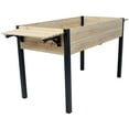 thumbnail image 7 of Trilenars Wooden Raised Garden Bed, Outdoor Balcony Elevated Planter Box With Metal Legs, Modern Rectangular Garden Bed For Vegetables Flowers Herbs, 7 of 7