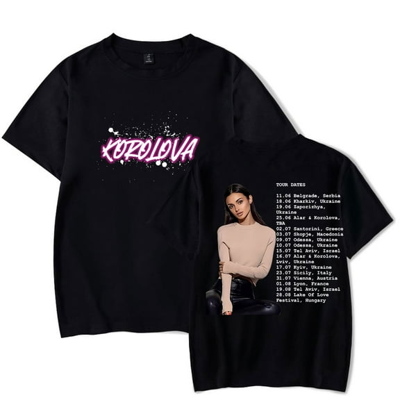 Korolova Merch T-Shirt Summer Women/Men Unisex Short Sleeve Tshirt Hiphop Fashion Streetwear Style4