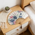 thumbnail image 4 of Folding Fan Decorative, Classic Stage Prop Fan, Portable Craft Fan for Weddings Photography Props, 4 of 6