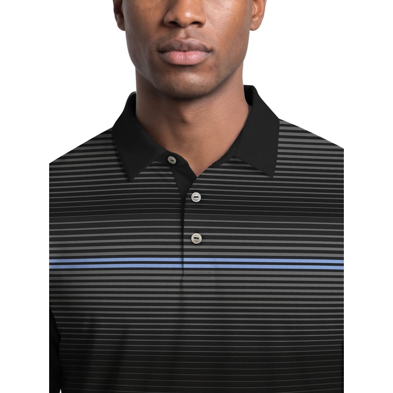 Ben Hogan Men's Fading Stripe Front Panel Golf Polo photo 4