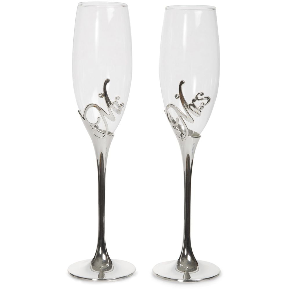 Clear Pavilion Gift Company Wine Glasses 
