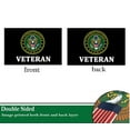 thumbnail image 2 of Army Veteran Emblem Flags 3x5 Outdoor Double Sided- US Armed Force Green Crest Military Flag Banner with 2 Brass Grommets for Outside Outdoor Garage Wall, 2 of 7
