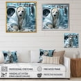 thumbnail image 4 of Designart "Polar Bears At Snowy Laundry Day II" Laundry Canvas Art Print, 4 of 7