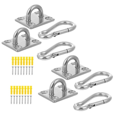 

1 Set Ceiling Hook M8 Stainless Steel Snap Hook Suspension Tube And Screw Kit