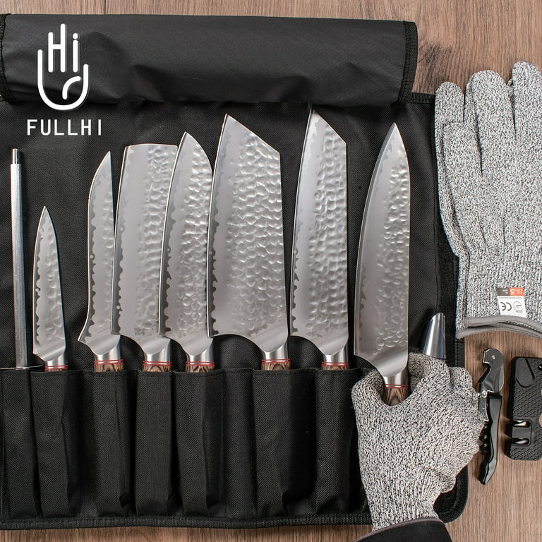 FULLHI Knife Set 12pcs Japanese Knife Set, Multiple Colour Premium