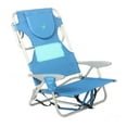 thumbnail image 3 of Ostrich Chaise Beach Lounger & Ladies Comfort On Your Back Chair, Blue, 3 of 12
