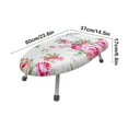 thumbnail image 3 of Hyknon Tabletop Compact Ironing Board Folding Non-Slip Iron Board with Thick Cover Portable Heat-Resistant Small Ironing Board for Home Travel Space Saving, 3 of 7