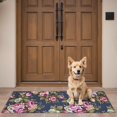 thumbnail image 4 of Pioneer Flower Floral Print Pattern Door Rugs,Washable Non Slip Door Mats Indoor,Decorative Door Mats,Entry Mat Indoor for Entrance,Bedroom,Kitchen,Bathroom,16"x47", 4 of 6