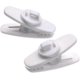 thumbnail image 2 of 10 White Headphone Clips, Headphone Clips with 360 Degree Rotating Cable, Fits Most Monster, Sony, Sennheiser and Plantronics Headphones., 2 of 4
