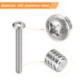 thumbnail image 4 of 1/4-20x4" Pan Head Machine Screws, Stainless Steel 18-8 Screw, Pack of 10, 4 of 5