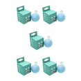 thumbnail image 1 of Greeniant Pelota interactiva para mascotas, juego de entrenamiento, juguete chirriante, juguete de persecución de bolas EVA, suministros para mascotas, Material EVA azul (sonido de rana) 5piezas Greeniant CBP155382, 1 of 6