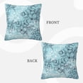 thumbnail image 3 of LNWH Decorative Pillow Covers, Natural Forest Petals Square Sofa Decorative Knit Pillow Case, 20"x20", 3 of 8