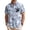 Tie-dye and Peace Bird 2, variant on Cross Hawaiian Shirts for Men Tie Dye Peace Pigeon Trendy Button Down Short Sleeve Cross Shirts for Leisure