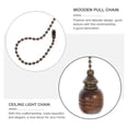 thumbnail image 3 of OUNONA 2Pcs Retro Wooden Ceiling Fan Light Chain Hanging Lamp Decoration Assorted Color for Home, 3 of 6