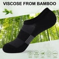 thumbnail image 6 of FREEYOKA Mens Socks Ankle Low Cut Socks for Men Breathable Athletic Socks 6 Pairs,BLACK, 6 of 6