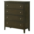 thumbnail image 4 of Wilkes 4-drawer Chest of Drawers Dark Cocoa, 4 of 12