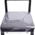 thumbnail image 1 of 6 Protecteurs de Chaise de Salle à Manger en Plastique Transparent – PVC Solide, Amovibles et Réutilisables, 1 of 5