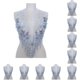thumbnail image 3 of Injueey Exquisito aplique de encaje para corpiño de boda DIY o accesorio para vestido de baile La mano de obra es exquisita púrpura claro A Púrpura claro A 10piezas, 3 of 6