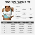 thumbnail image 5 of Uemuo Three White Geese Pattern Women's Sports Bra - High Impact Support, Breathable, and Comfortable Athletic Bra for Running, Yoga, and Workouts, 5 of 9