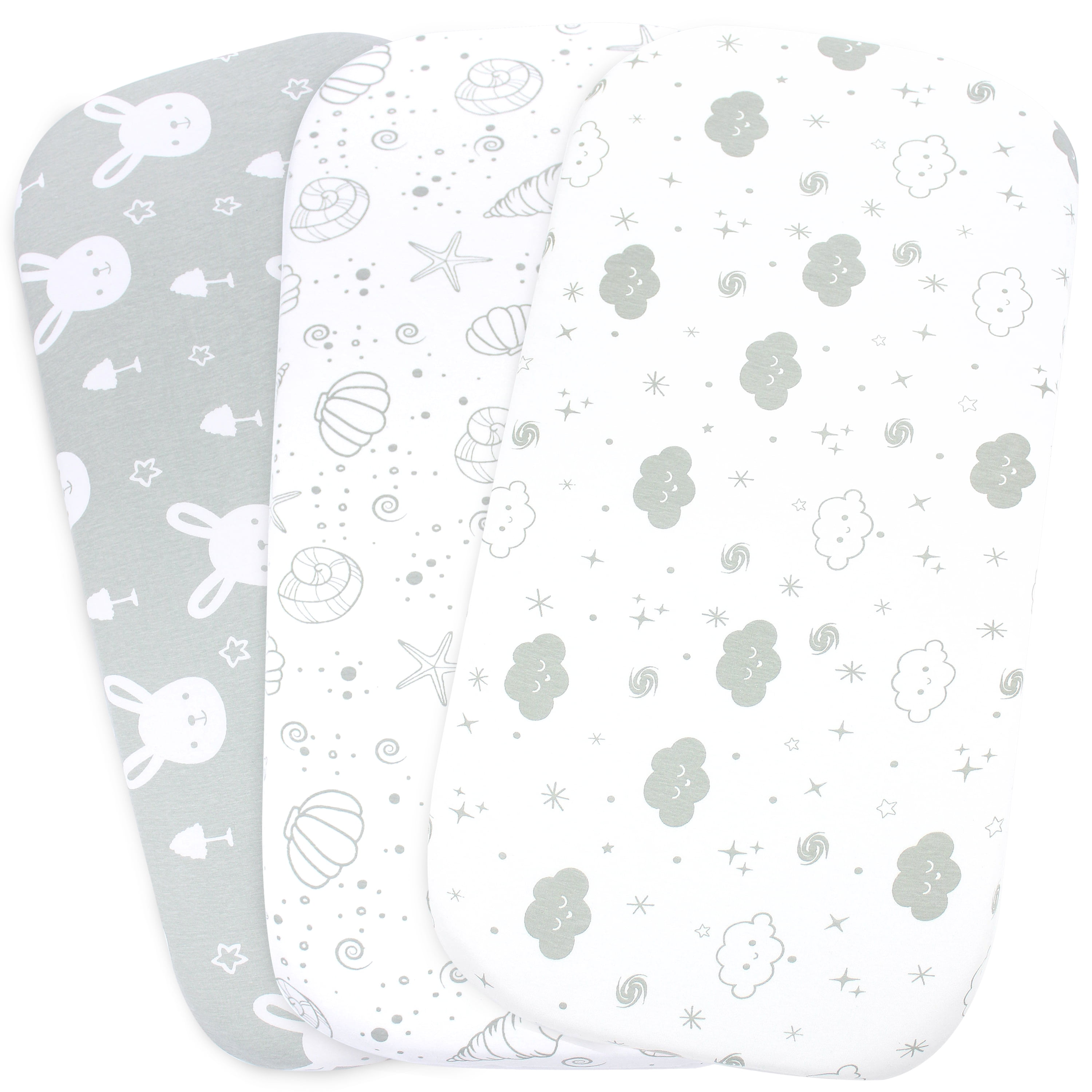 Sheet Set 3 Pack Keep Baby Happily Sleeping in Cold & Hot