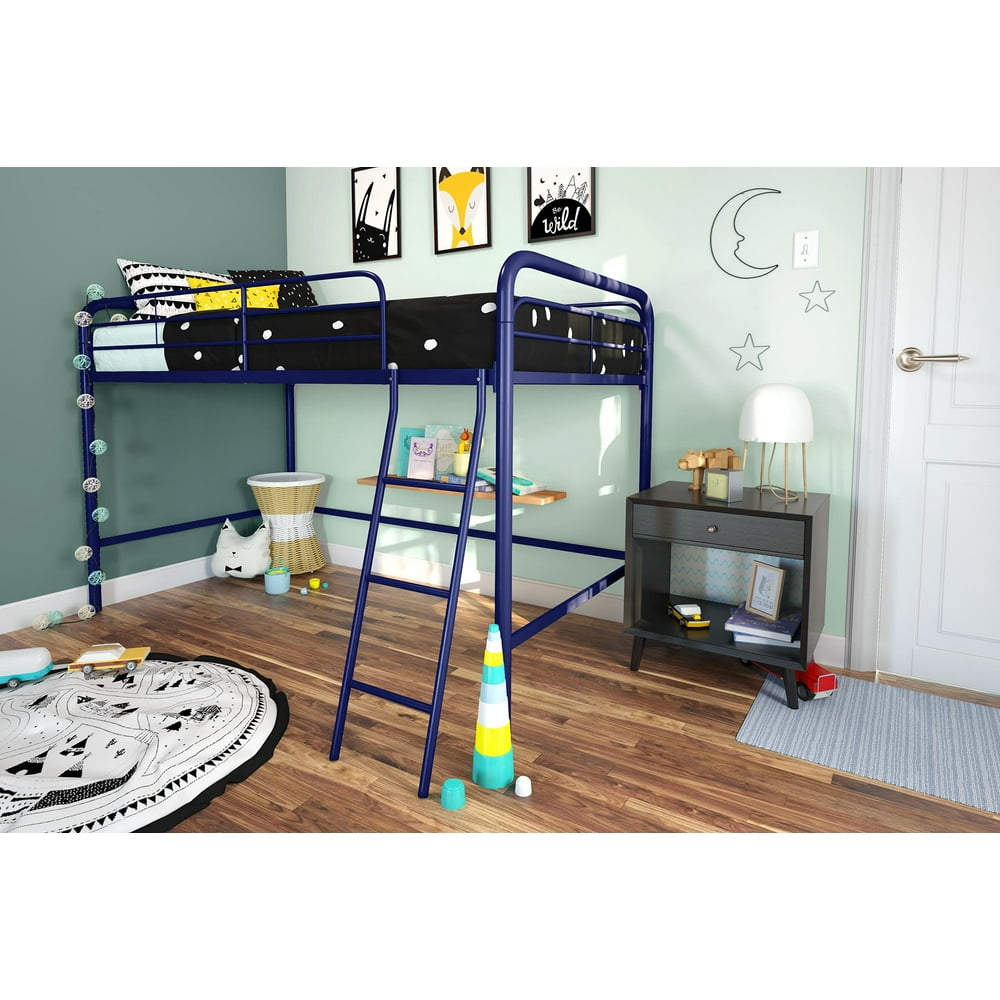 DHP Junior Loft Bed, Twin, Multiple Colors