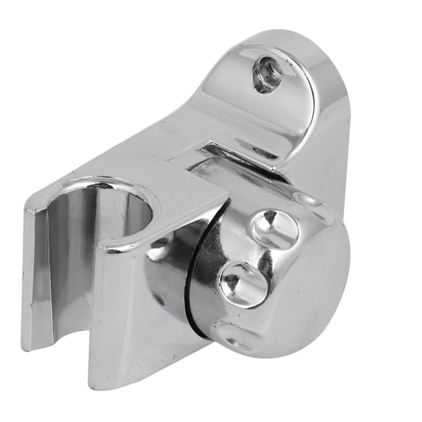 Soporte de mano ajustable de ABS cromado tono plateado para baño