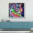 thumbnail image 2 of Kit de pintura de piedra de cristal DIY 5D de animales coloridos, 2 of 10