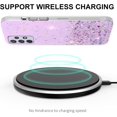 thumbnail image 6 of Phone Case for Samsung A32 5G Case Glitter Pink Glossy Sparkle, Soft Cute Samsung Galaxy A32 5G Case Clear Silicone Slim Cover Transparent Aesthetic (Samsung A32 5g, Purple), 6 of 14