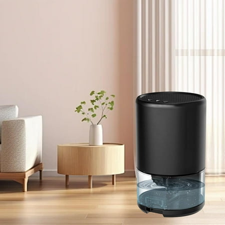 

CUTICATE Dehumidifier Air Dryer Compact Quiet Dehumidifier for Room Basement Wardrobe Black
